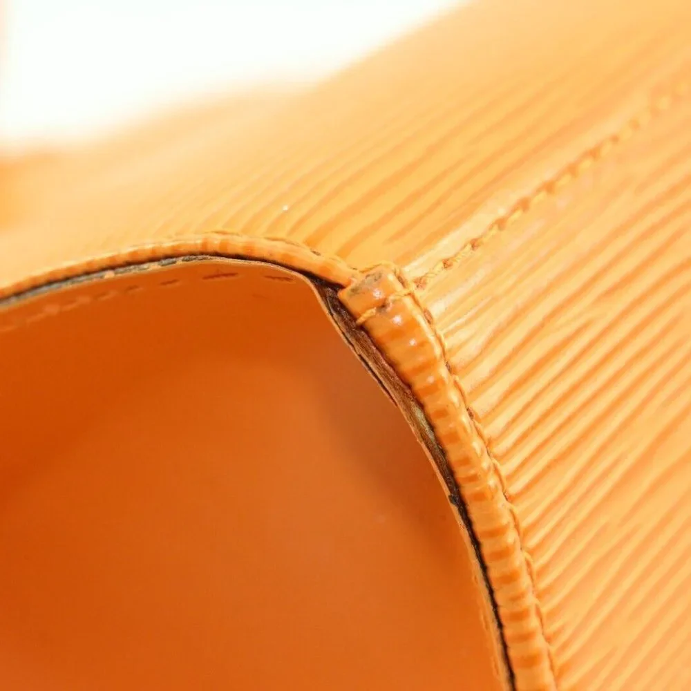 LOUIS VUITTON Orange Epi Leather Croisette Zip Shoulder Bag 1LV1220K